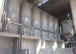 0_Ricevimento, estrazione, trasporto e dosaggio materie prime per la produzione di blocchi di marmo resinato